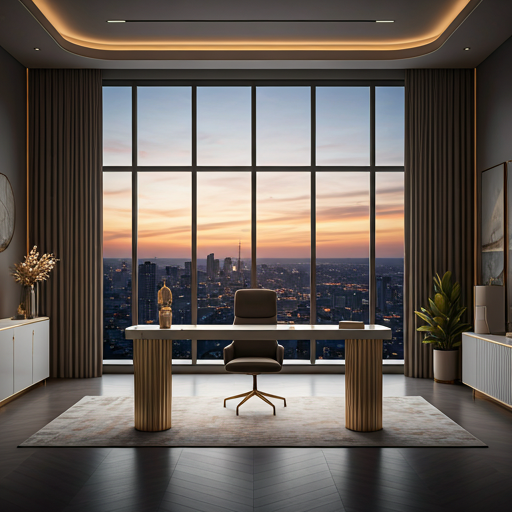 Luxury real estate office